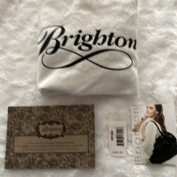 Brighton GoGo Crossbody Blk/Blk Croco - Picture 14 of 15